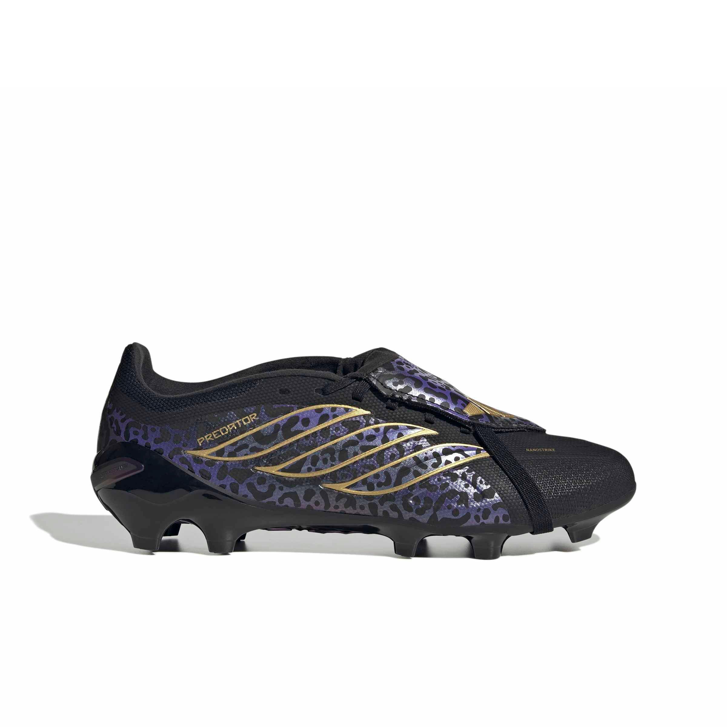 adidas Predator League FOT FG "Core Black/Gold Metallic/Core Black" Men's Soccer Cleat - BLACK/GOLD/BLACK